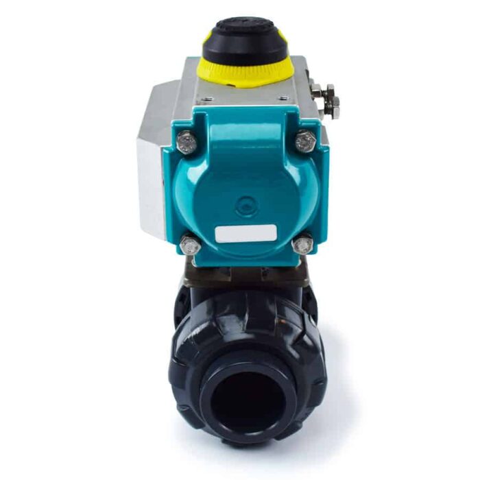 Valvola a sfera PVC pneumatica economica