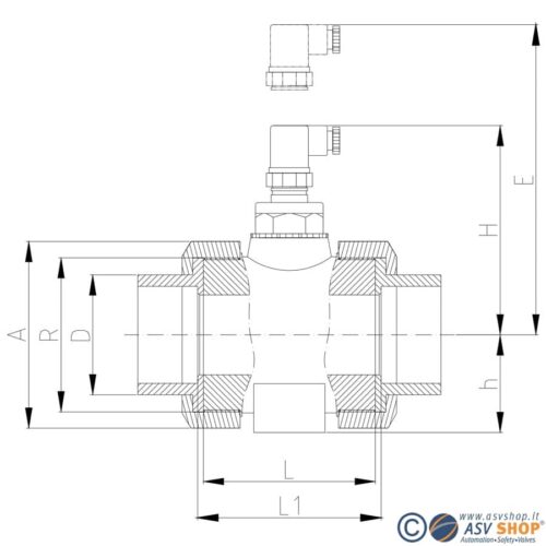 Adattatore per il montaggio in linea del sensore Bamoflu, disponibile su ASVShop!