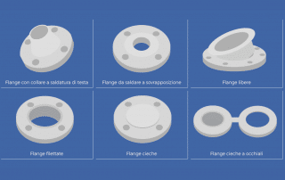 Flange diverse tipologie